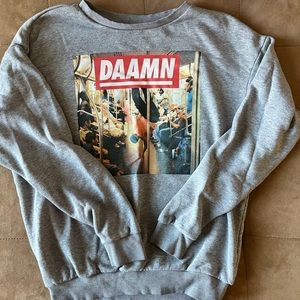 Size large grey sweatshirt